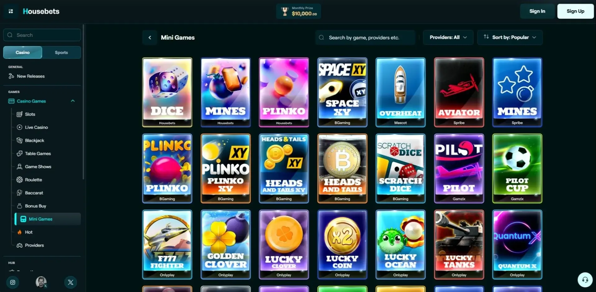 Housebets Sportsbook: Sports Markets and Betting Features image 3